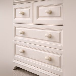 20 Retired Amerock Ceramics 1 5/16" Oatmeal Porcelain Mushroom Cabinet Knobs